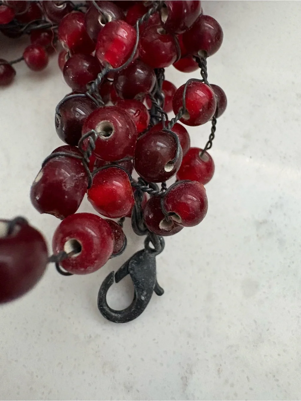 Rare Pottery Barn Red Pepperberry Garland Strand